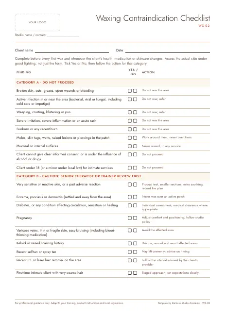Preview of page 1 of Waxing Kit